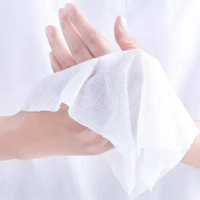 Custom 30*60cm Customize Size Biodegradable Soft Healthy Cleaning Beauty Facial Cleansing Non-woven Disposable Paper Towels Logo