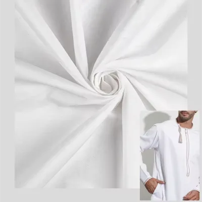 Hot Sale T/R Suiting Fabric for Muslim Arabian Thobe Robe Fabric Viscose Poly Fabric