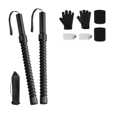 Portable Training Equipment Muscle Workout Non Slip Gloves Wristband Guide Cordless Battle Ropes