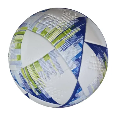 Durable PU Leather Football with Moisture-Wicking Customize Color for Outdoor Matches