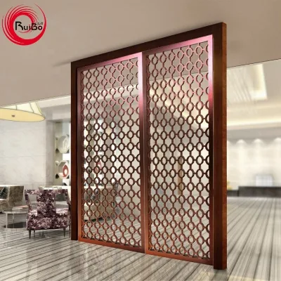 Laser Cut Aluminum Perforated Carved Decorative Flat Carving Wall Panel