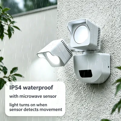 PW1803 3-Year Warranty 30W High Brightness ROHS Motion Sensor Waterproof LED Security Wall Light for Garden
