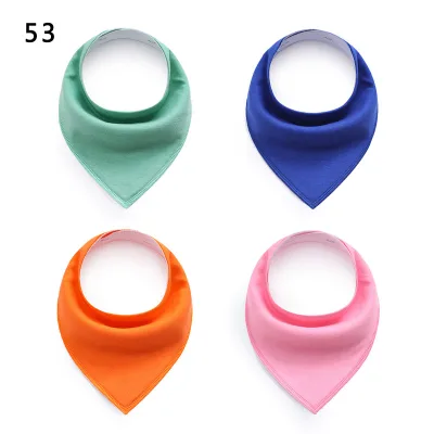 Manufacture Bibs Baby Food Bibs Custom Teething Bibs Baby Bib Snap Button Washable Organic Cotton Bibs