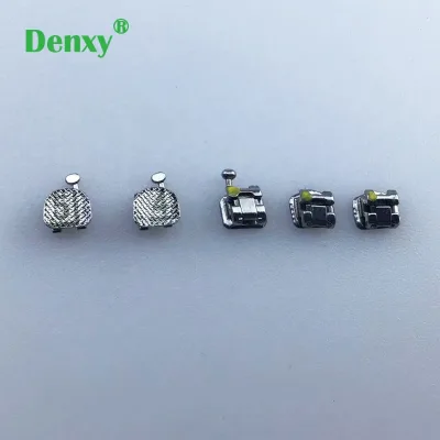 Denxy Dental Orthodontic Self-Ligating Brackets Mesh Base