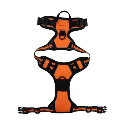 Custom Reflective Tough Adjustable Pet Dog Training Har Set Harness Luxury Leash No Pull Dog Harness