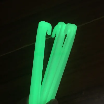 Fluorescent Plastic Nail 23cm 9in PP Tent Peg Outdoor Plastic Tent Pegs Ground Nails for the Canopy Tent Luminous Floor Nails