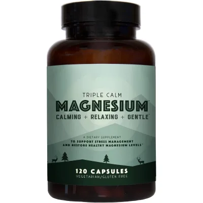 Complex Magnesium Supplement with Magnesium Glycinate Malate Taurate for Relaxation and Rest Mineral Product