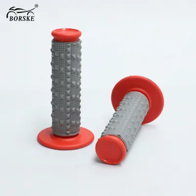 Universal Durable Soft Rubber Custom Retro Anti Slip Replacement Motorcycle Handlebar Grip for Off Road Motorbike
