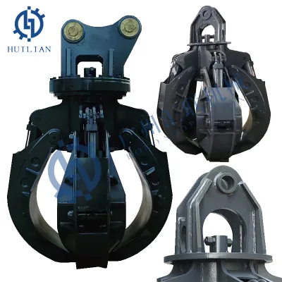 IHI 135NS IHI 100NS IHI-80NX IHI 65NX Excavator Attachment Hydraulic Orange Peel Grapple for Rotating Orange Grab