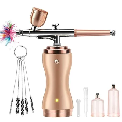 New 0.3mm Nib USB Rechargeable Handheld Mini Cordless Spray Gun Makeup Tattoo Nail Art Face Paint Air Compressor Airbrush
