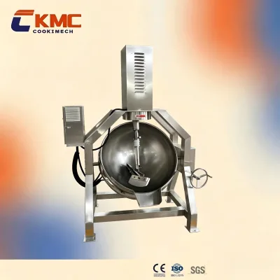 Electric Heating Planetary Mixing Jacketed Kettle, Commercial Large Cooking Pot for Cold Jelly and Chain Store Porridge Making