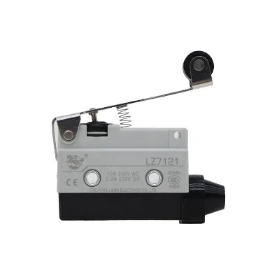 Lema LZ7121 High Quality IP65 General Electric Limit Switch With Long Roller Lever 10A Max. Current SPDT Contact Form