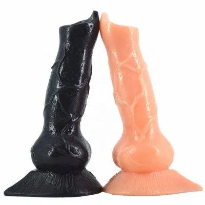 Big Wolf Penis Dog Dildo Anal Plug Animal Simulation Dildos Dong for Lesbian