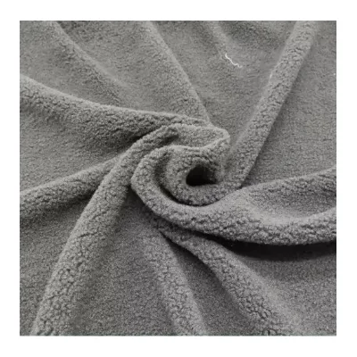 Berber Faux Fur Lambskin Sherpa Fleece Fabric for Jacket Lining
