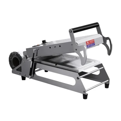 Food Tray Sealer Sealing Machine for Packaging Plastic Container Food Lunch Box Tray Sealing Machine Classic 1 Out 2