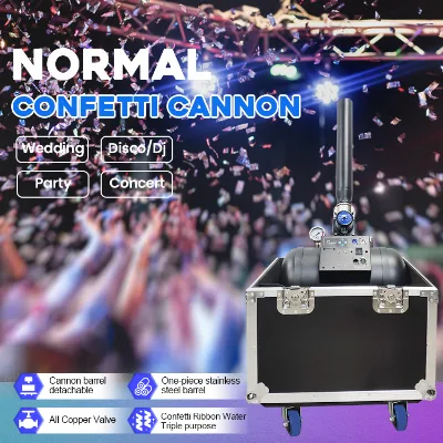 Hot Selling Throw Machine a Fabriquer Des Confettis Compressed air Electric Confetti Gun Machine