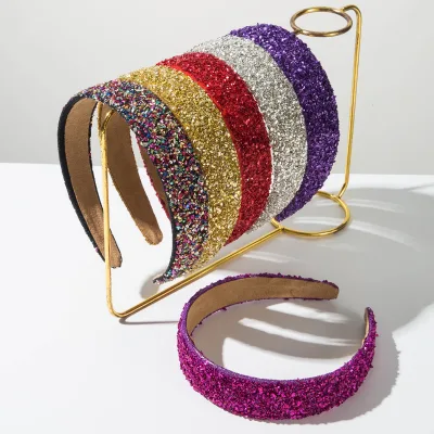Luxury Crystal Glittering Colorful Rhinestone Headband Hot Selling Fine Jewelry Hair Accessory for Women for Party