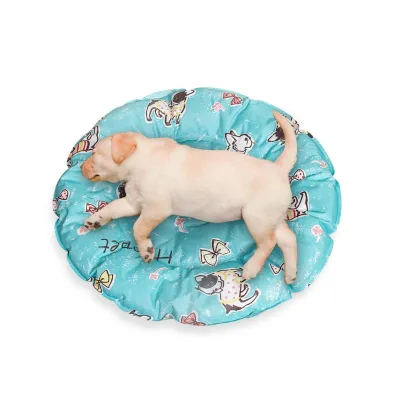 Factory Custom Pattern Round Puppy Cat Dog Cooling Mat Bed