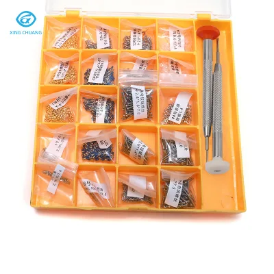 Hot Sale All-in-One Eyeglass Repair Kit Repair Tool Kit with Nose Pads & Screws & Rimless Repair for Eyeglass
