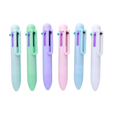 6-Color Mini Portable Pocket Stationery Student Writing Tools Ballpoint Pen Wholesale Ballpoint Pens