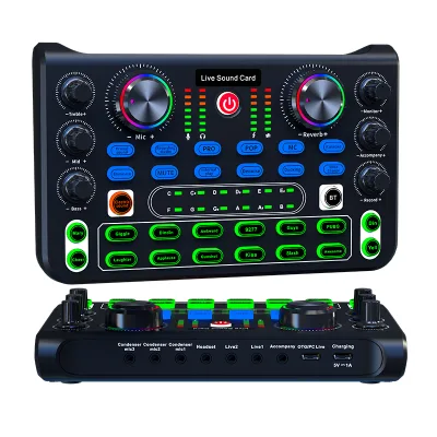 2024 New Arrival X60L Professional Recoding Studio Audio USB Sound Card Made in China Sound Card for Recording Price
