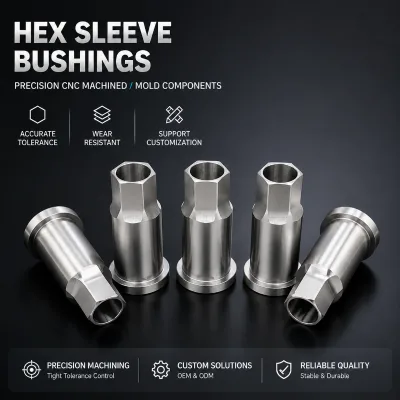 Precision Hex Sleeve Bushing Cold Heading Die Components Custom Mold Parts for Nut Bolt Fastener Production