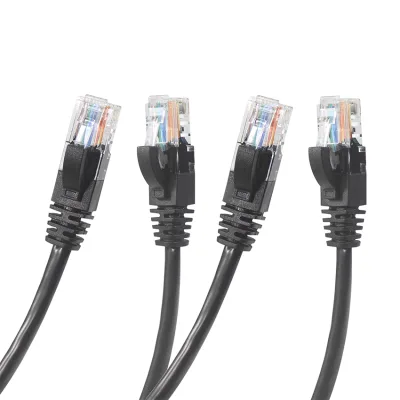 Low Compliance Industrial Copper PVC Cat5 RJ45 Ethernet Cable Network Patch with RJ45 Connector