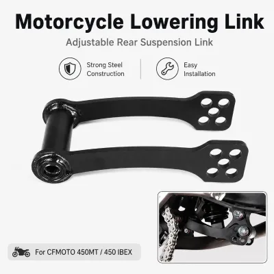 For CFMOTO 450SR/NK 450MT Motorcycle Adjustable Rear Shock Absorber Lowering Links Kit