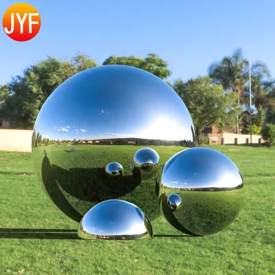 CL114 High Quality Abstract Modern Sphere Statue Stainless Steel Ball Sculpture