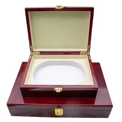 Multi-purpose Wooden Packaging Box, Universal Wood Case for Belt Cosmetic Jewelry Leather Goods Gift Packing