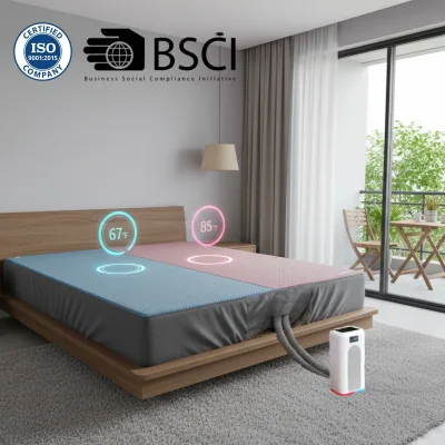 OEM Best Selling Water Cooling Mattress Cover Customized Temperature Controller Smart Mattress Topper