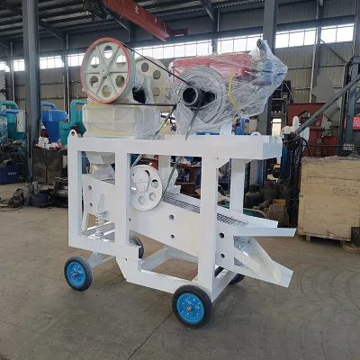 PE150x250 Portable Mini Jaw Crusher with Shaker