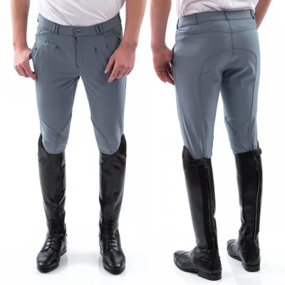 B36 Customizable Embroidened Men Riding Outfit Pants Anti-Slip High Waistband Spandex Nylon Equestrian Clothing Breeches