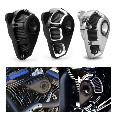 High-Volume Turn Able Air Cleaner Gray Filter Intake for Harley Sportster XL883N Iron 883 XL883R XL883L SuperLow XL1200T 1991-up