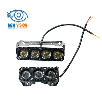 Motorcycle High Low Beams Work Light LED Lights Car Motorcycle Spotlights