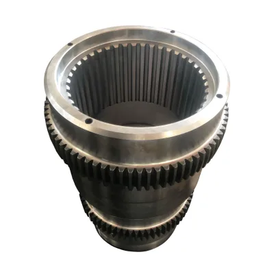 Heavy Duty Custom Steel Gear Sleeve with Internal Spline and External Teeth for Industrial Equipment