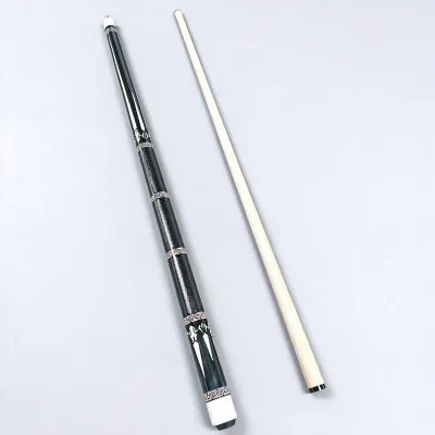 Well Finished Premium 1/2 Piece Billiard Sticks with Leather Grip, Custom Processing Factory Wholesale for 8&9 Ball