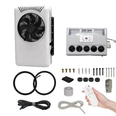 Truck Split Air Conditioner 12V DC Car Air Conditioner High Cooling Truck Tractor Van RV Parking Air Conditioner