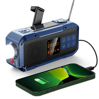 Emergency Survival Kit Survival Hand Crank Flash Flashlight Radio De Para Emergencia Con Manivela Solar Genaratoer With Radio