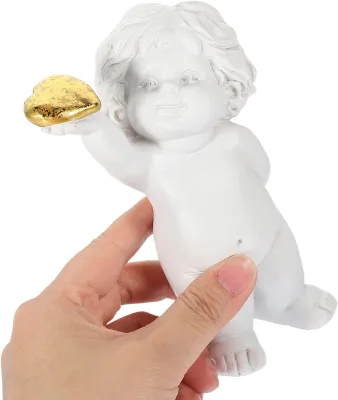 Angel Ornaments Resin Figurines Tabletop Decoration Home Decor Angel Statue Small Angel Figurines
