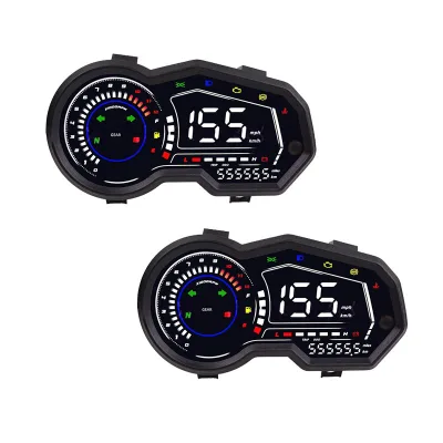 New Plastic Motorcycle Instrument Assembly for Italika 150Z/150SZ/170Z Black Shell 0~299km/h Speed Display 6-Month Warranty