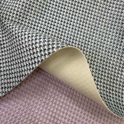 1.3mm Factory-direct Sales Premium PU Braided Leather for Luggage Visually Sophisticated Abrasion-resistantideal Leather F791