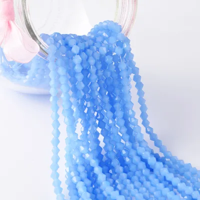 6mm Brand High Quality Lampwork Bicone Beads for Jewelry Making, Wholesale Glass Bracelet Crystal Beads Rhinestone