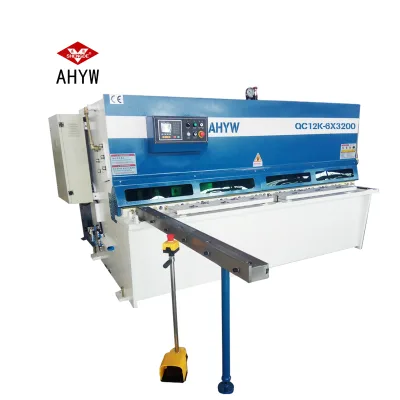 AHYW Yawei 6mm Carbon Steel Plate Cutting Machine Manufacturer