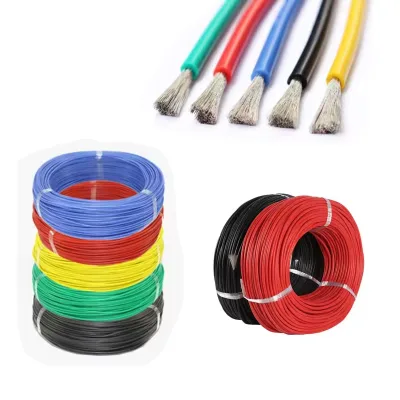 10 Pieces 5 Colors Copper Test Leads Set & Alligator Clips Electrical Jumper Wires Kit with Testing Probes