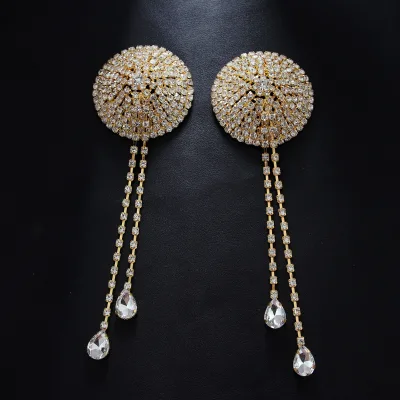 Best Seller Wholesale Nipple Stickers Rhinestone Fun Breast Stickers Nipple Covers