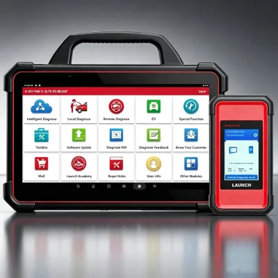 LAUNCH X431 PAD VII PAD 7 ELITE OBD2 Scanner Full System Diagnostic Tool ECU Coding Bi-Directional J2534 CAN FD Reset