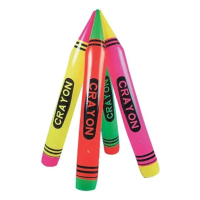Factory 44-Inch Large Inflatable Crayons for Halloween & Christmas Blow-up Crayon Set for Party Room & Outdoor Pool Decoration