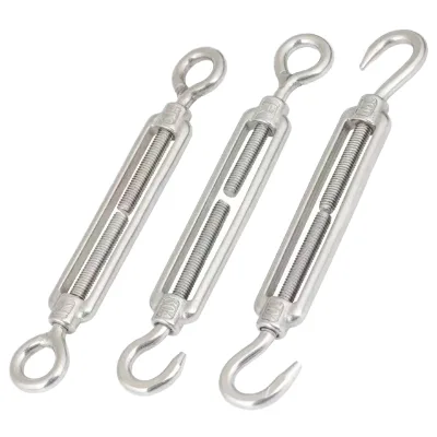 Galvanized Open Body Turnbuckle Eye and Hook Stainless Steel Industrial Rigging Screw