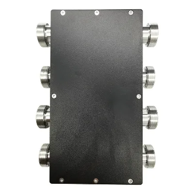Hot Sale 5G 4 in 4 Out 698-4000MHz 4x4 Hybrid Combiner with DIN Female for DAS Factory Manufacture